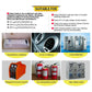 DUOYI DY5750B Gas Detector Refrigeration Gas Leak Detector CFC HFC Halogen Gas Refrigerant Leak Detector Air Conditioning R410a