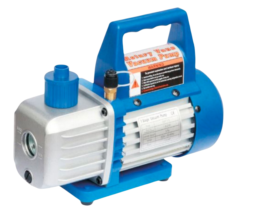 Duoyi refrigeration vacuum pumps, suitable for single stage, dual stage, dual voltage, R410A, R32.