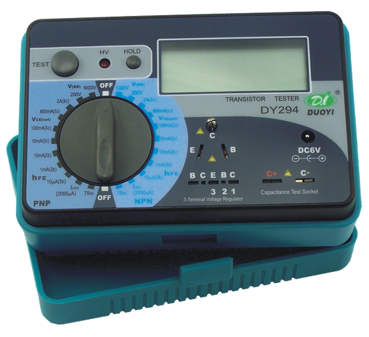 DUOYI DY294 Multifunction Digital Transistor Analyzer Tester Semiconductor Diode Triode Reverse AC DC Voltage Capacitance FET