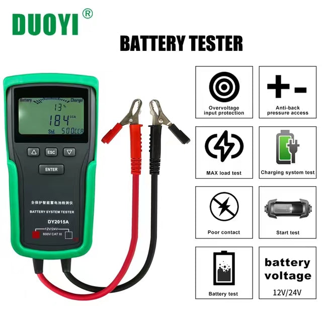 Battery multimeter store tester